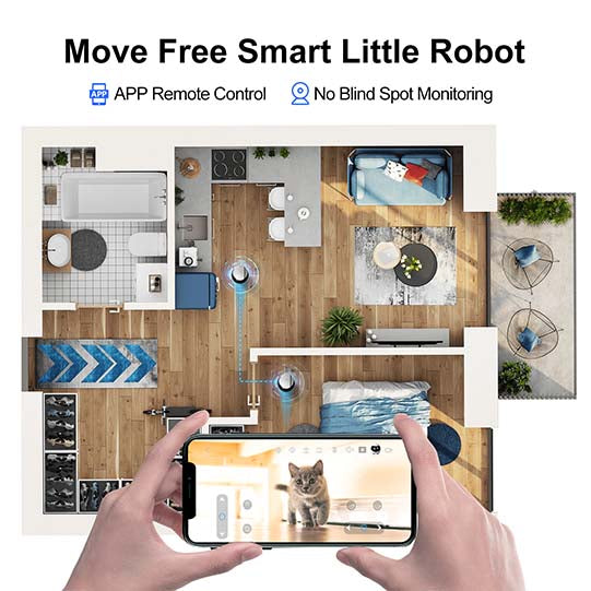 Enabot EBO Pet Camera Home Security Camera Enabot EBO Pet Camera Home Security Camera